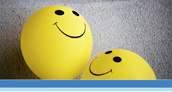 yellow smiley balloon